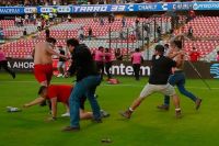 Batalla campal en el fútbol mexicano: los argentinos presentes