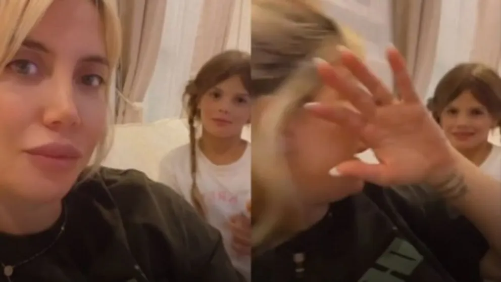 Wanda Nara y el enojo con su hija: "Dame ese juguete, lo voy a tirar"