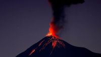 Volcán en Guatemala.