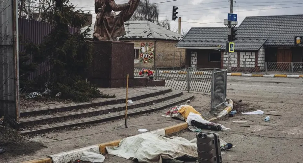 Civiles muertos en Ucrania.