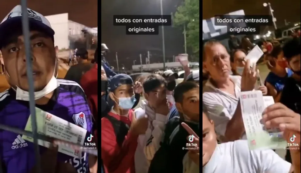 |VIDEO| Pagaron una fortuna y no entraron a la cancha: la bronca de cientos de hinchas de River