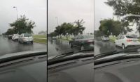 |VIDEO| Salteños iniciaron mal el día: larga cola de autos con las cubiertas reventadas