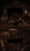 Dramático video de un repartidor batallando con las inundaciones