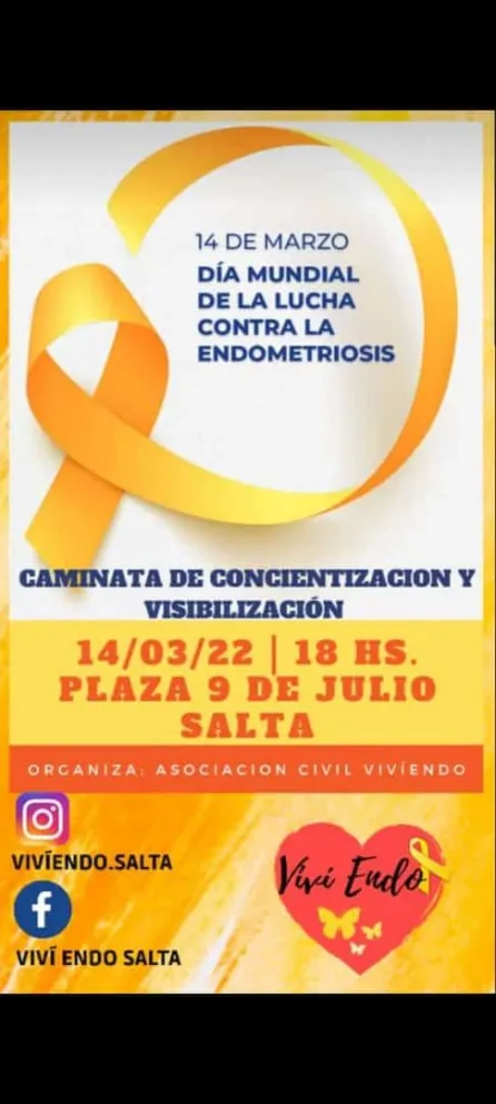Día mundial de la endometriosis: hoy habrá caminata de concientización en Salta Capital