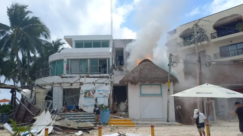 Explotó un restaurante en México.