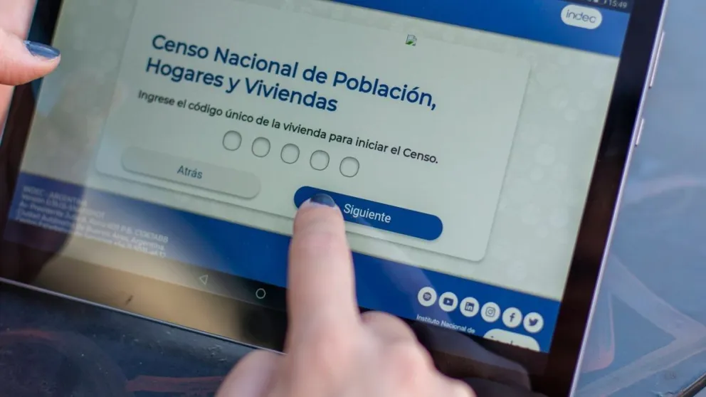 El Indec dio a conocer el porcentaje de hogares que ya hicieron el Censo Digital