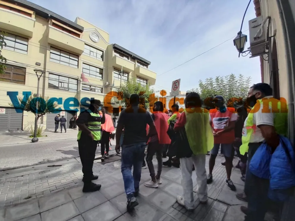 Reclamo de docentes.
