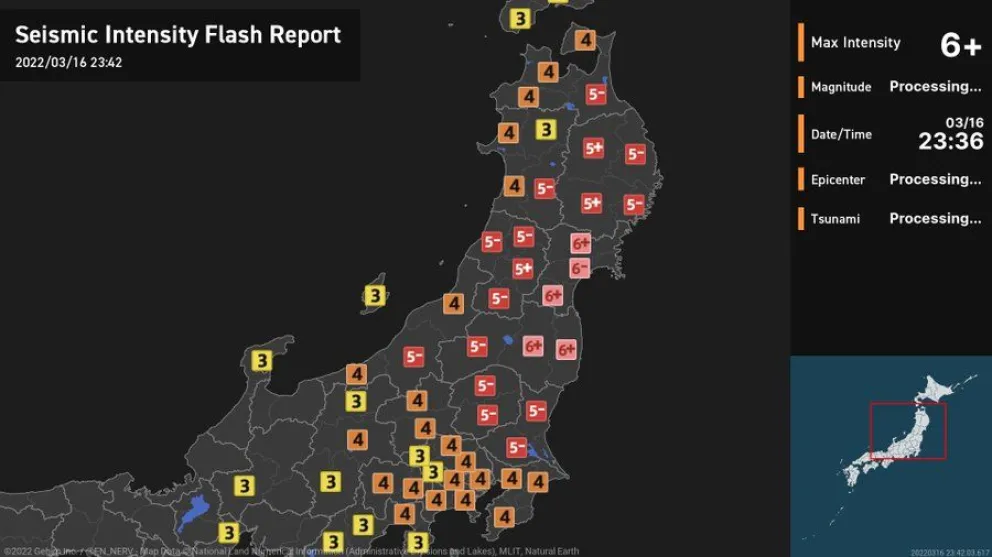 Terremoto en Japón encendió las alertas ante un posible tsunami