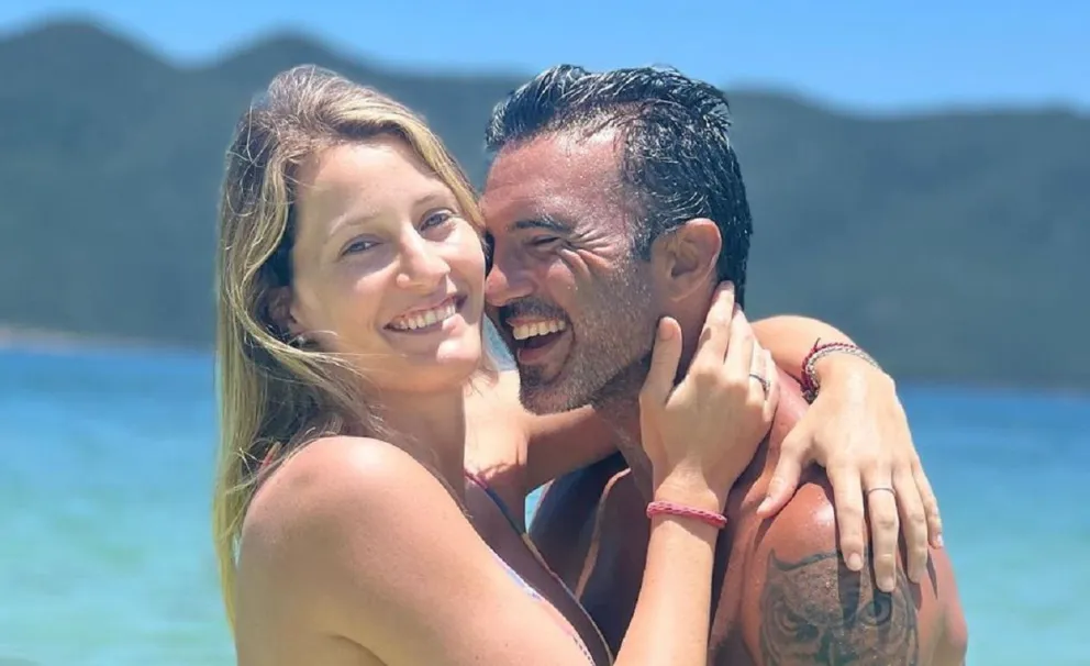 Mica Viciconte y Fabián Cubero