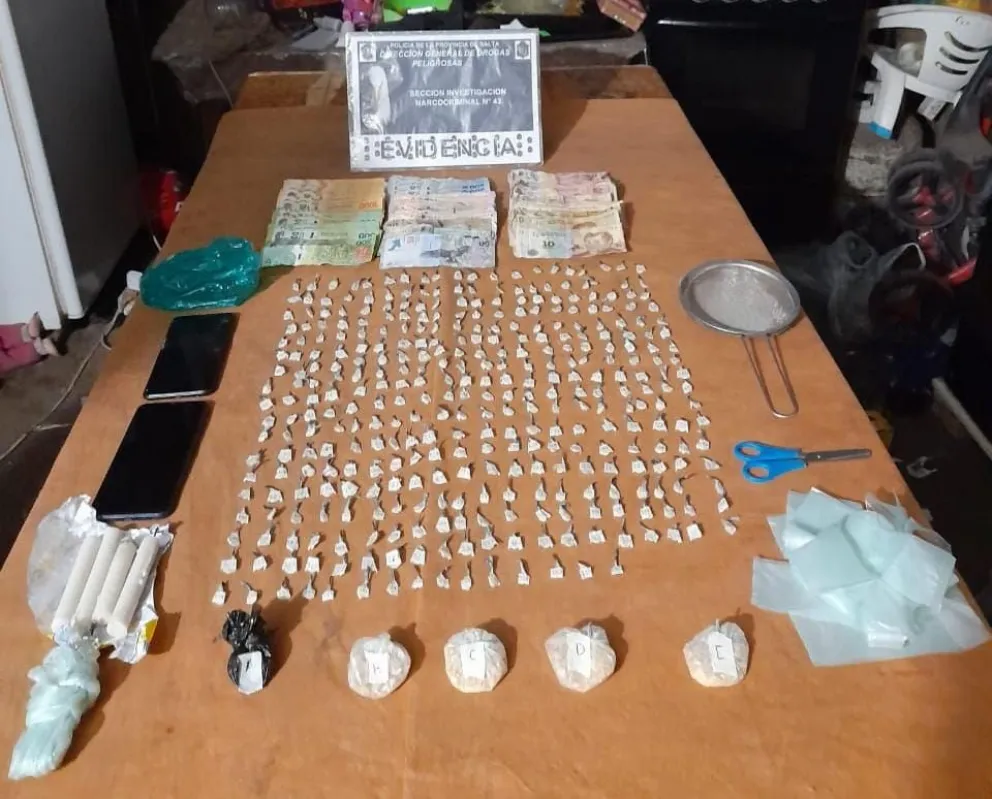 Operativo antidrogas en Aguaray