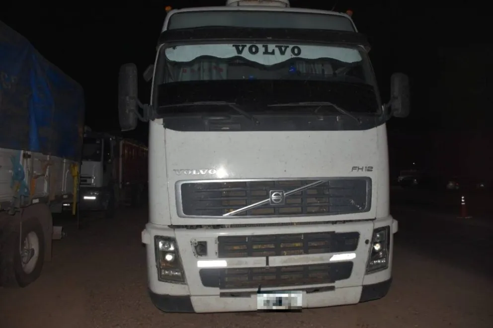 Camionero trasladaba un cargamento de más de 20 mil kilos de dudosa procedencia 