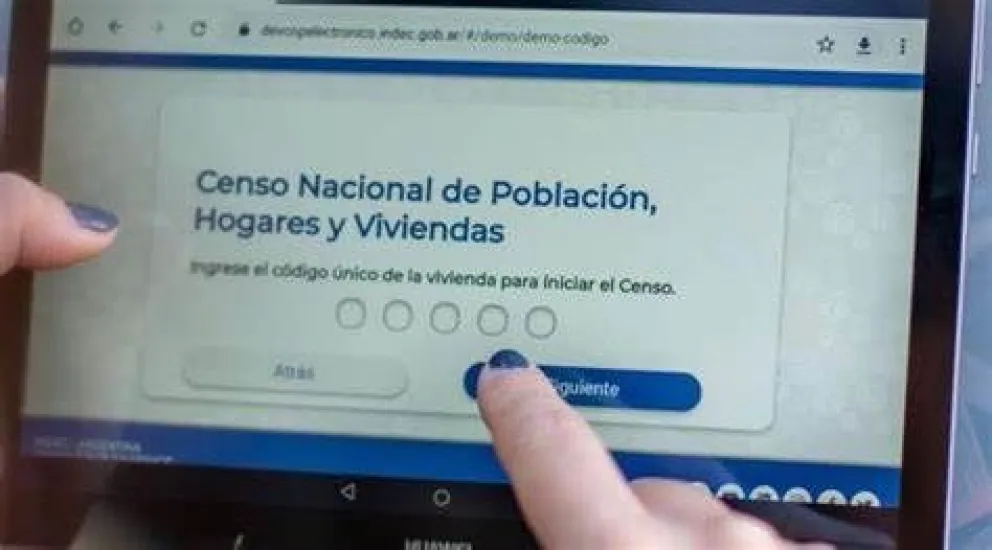 Un bajo porcentaje de argentinos realizó el Censo de manera digital