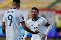 A minutos del partido de Argentina - Venezuela 