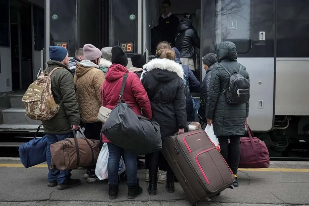Refugiados de Ucrania.