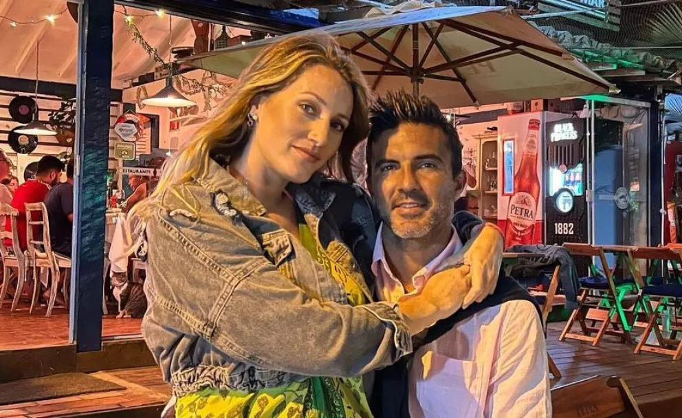 Mica Viciconte y Fabián Cubero