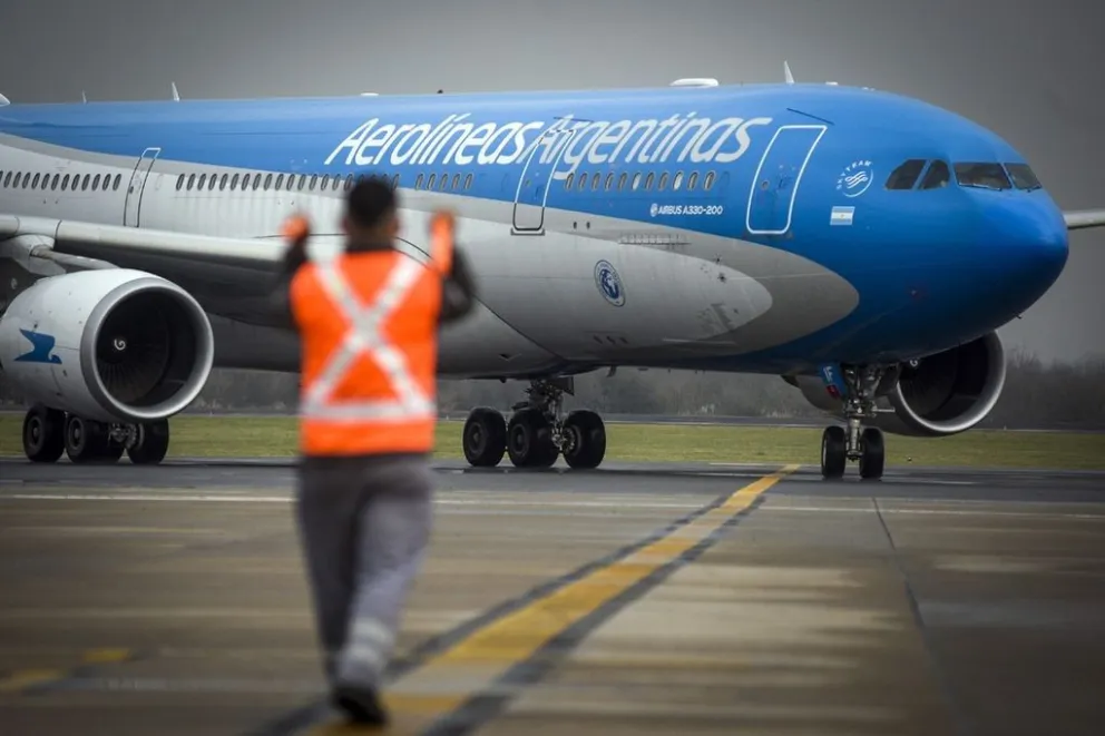Aerolíneas Argentinas.