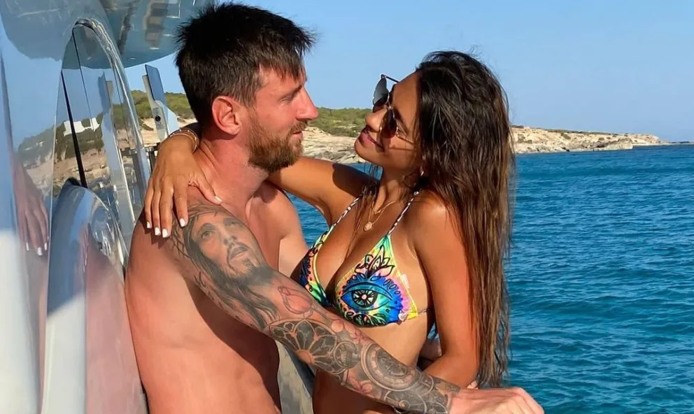 Messi y Antonella