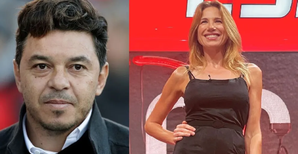 Aline Moine y Marcelo Gallardo