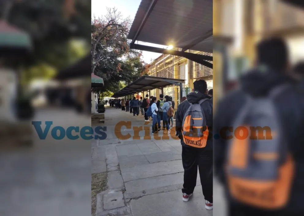 ¿Qué pasó en la UNSa? Enojo de estudiantes y eternas filas