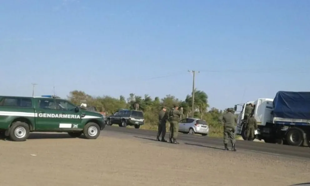 Control de Gendarmería.