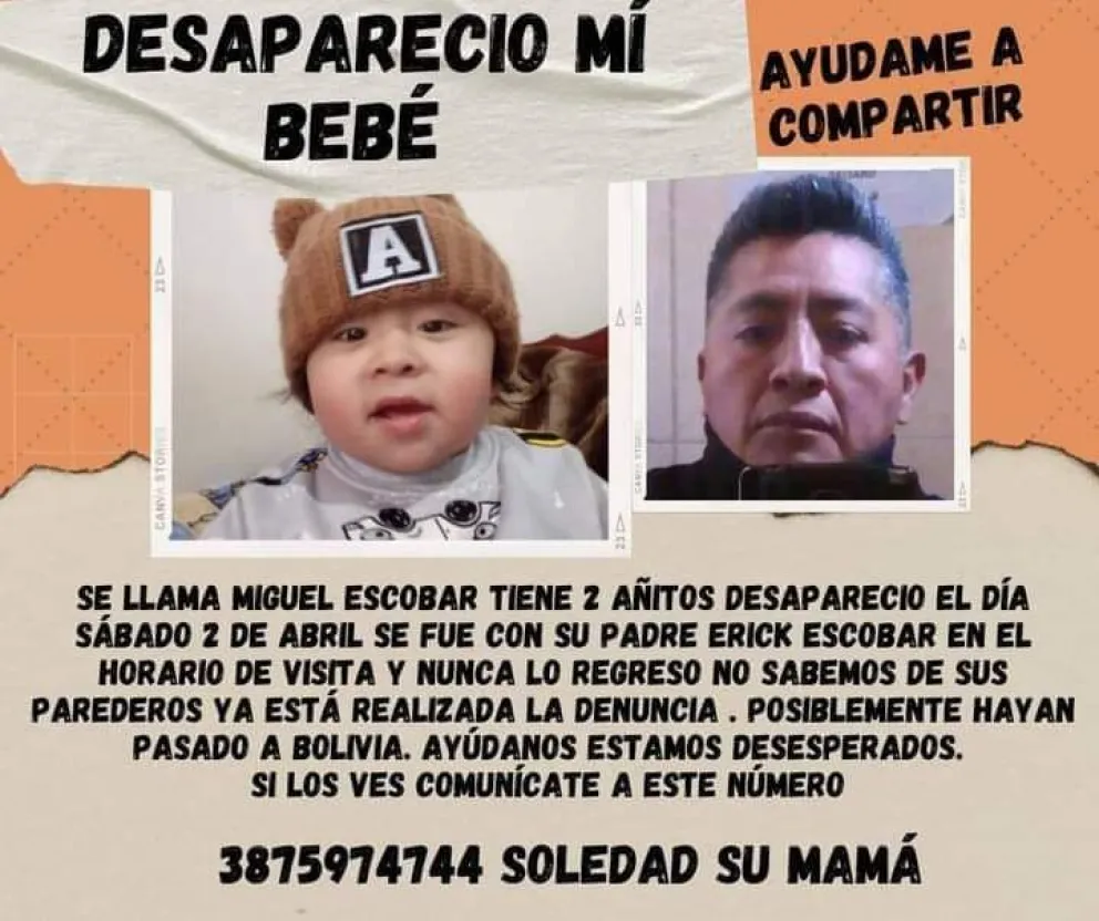 La desesperada búsqueda de una madre: no ve a su bebé desde hace días