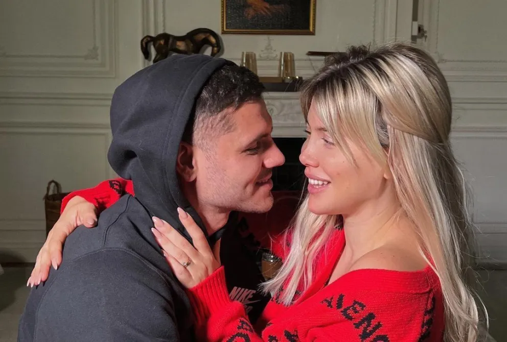 Wanda Nara y Mauro Icardi celebran el Día del Beso