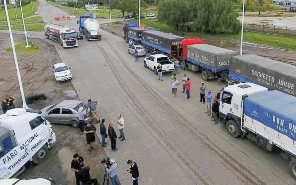 Paro de transportistas.