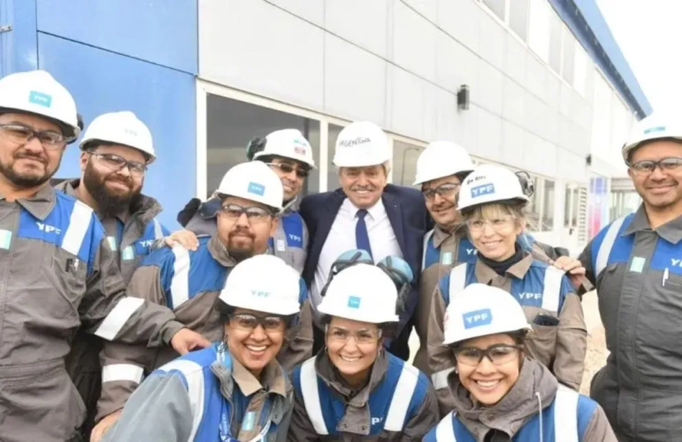 "Argentina volvió a recuperar el control energético": Alberto inauguró un gasoducto en Vaca Muerta