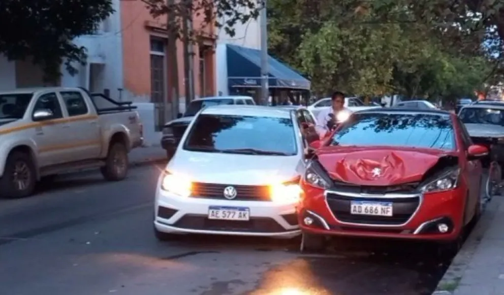 Choque en cadena en el centro salteño