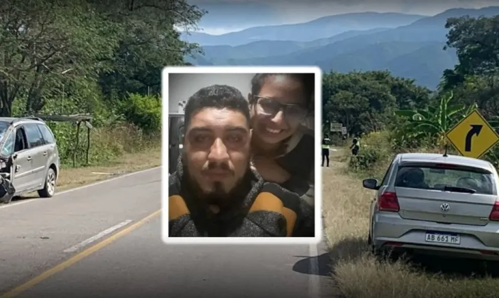 Terrible siniestro vial se produjo entre un auto y una moto 