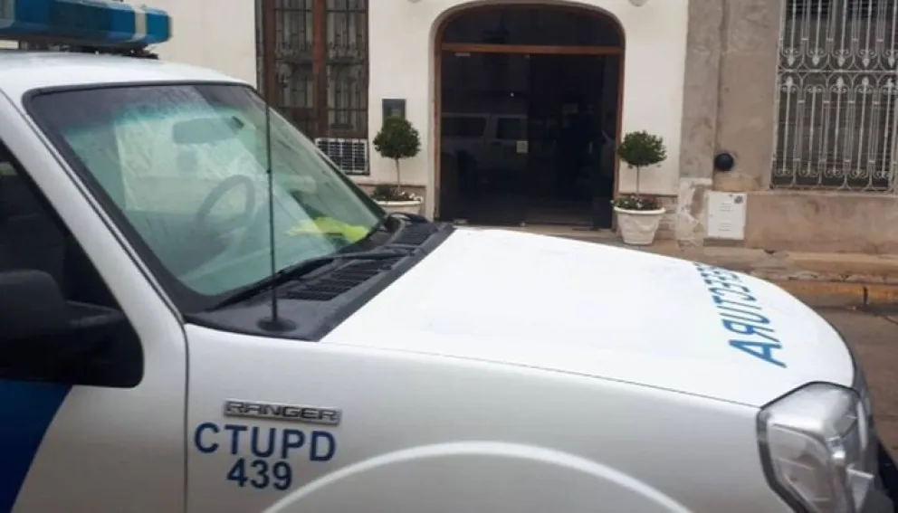Camioneta de la policia bonaerense