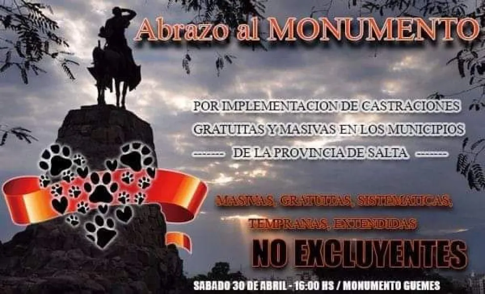 Convocatoria por protección animal