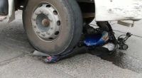Terrible accidente vial: esta vez fue entre un camión y una moto