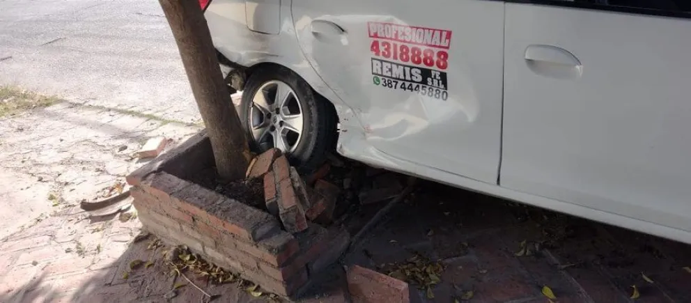Nuevamente otro accidente:  esta vez fue con un remis