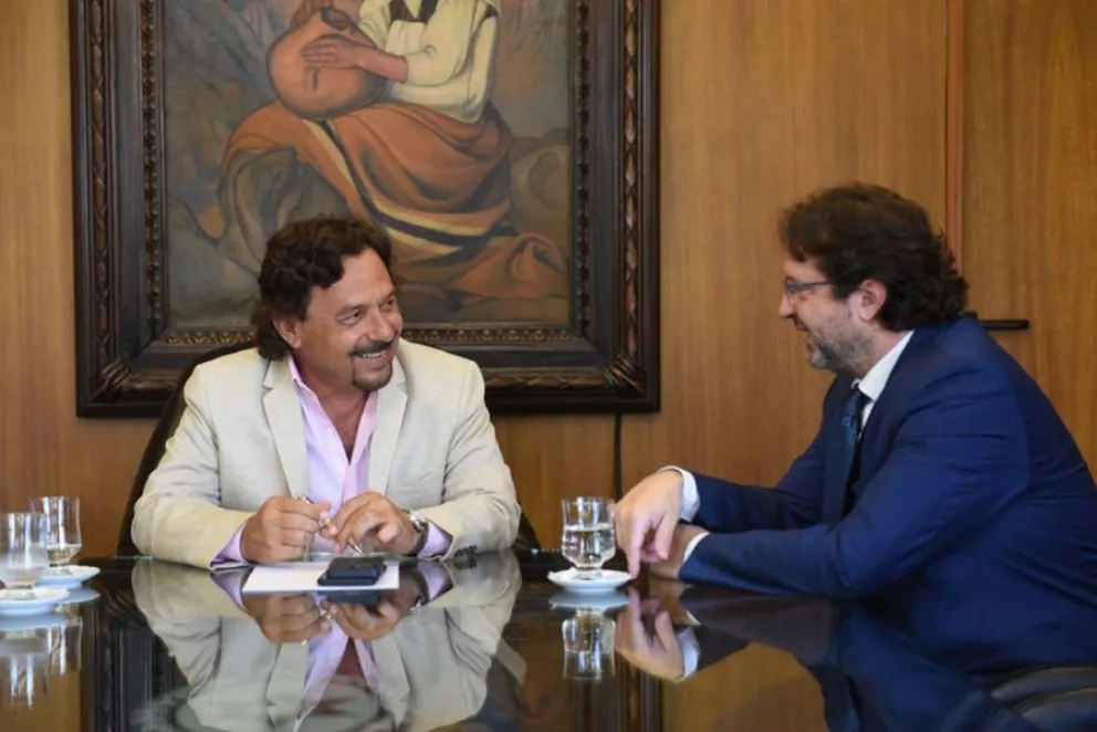 Gustavo Sáenz y Joaquín Sarmiento